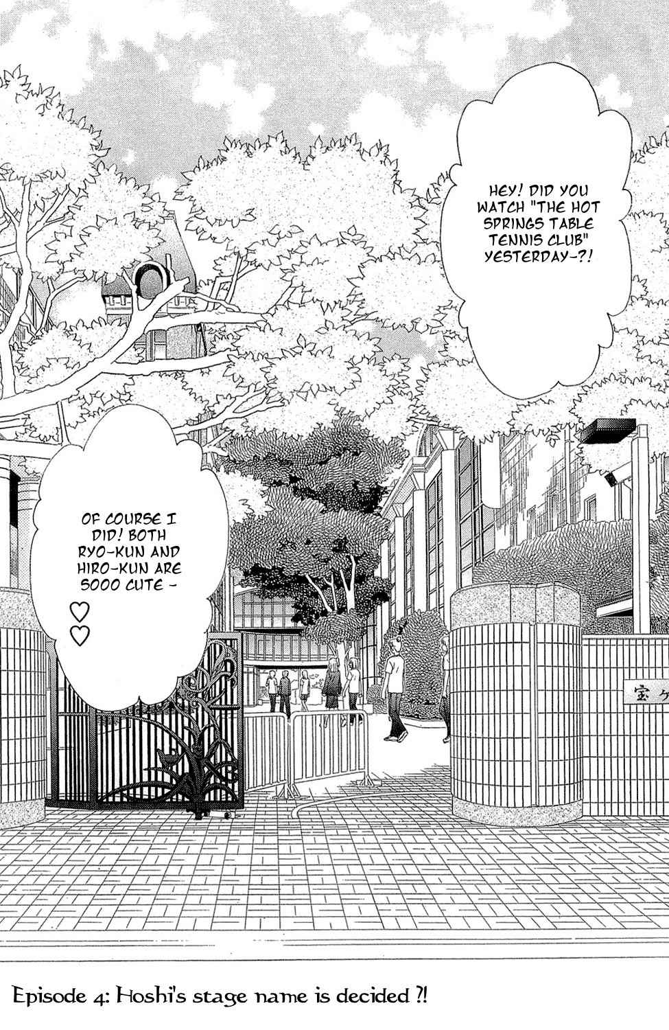 Kirara no Hoshi Chapter 4 page 2 - Chapter 4: Hoshi's Stage Name is Decided!?