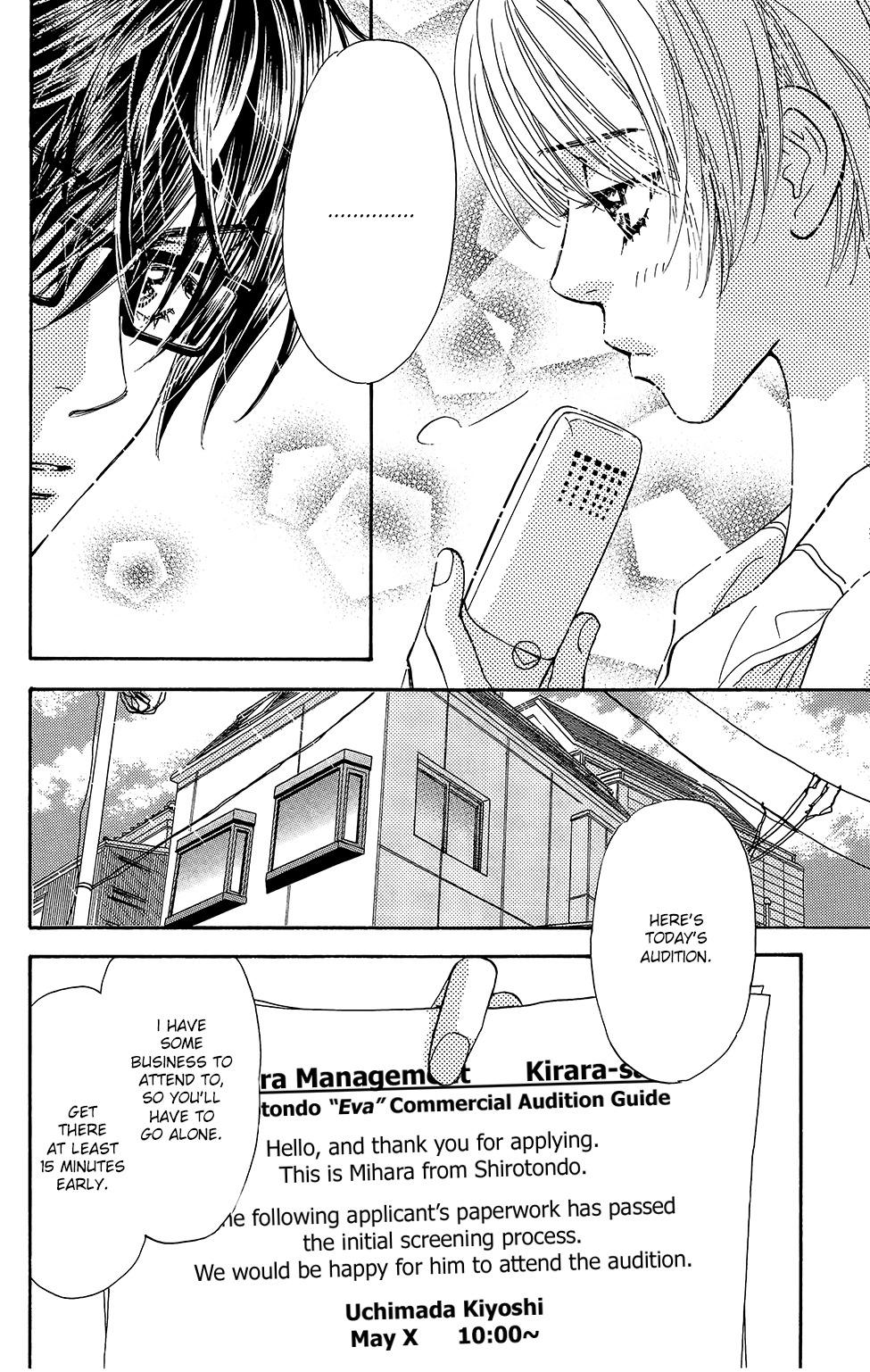 Kirara no Hoshi Chapter 5 page 22 - Chapter 5: "Kiyoshi" Become a Star on the Silver Screen!!