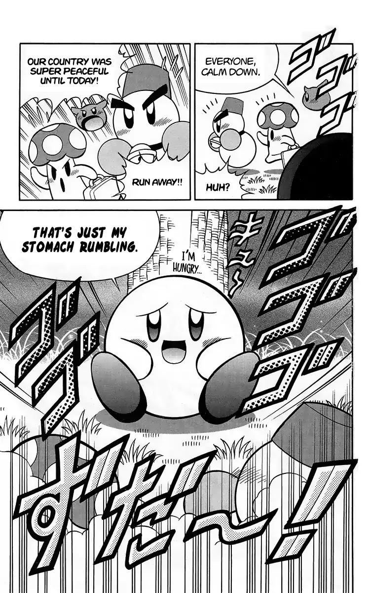 Kirby of the Stars - Pupupu Hero Chapter 1 page 2 - Chapter 1: Nice to Eat You!! I'm Kirby!!