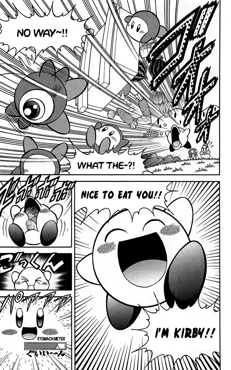 Kirby of the Stars - Pupupu Hero Chapter 1 page 4 - Chapter 1: Nice to Eat You!! I'm Kirby!!