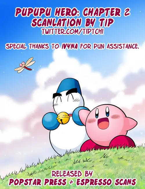 Kirby of the Stars - Pupupu Hero Chapter 2 page 17 - Chapter 2: Scorched Black by Mysterious Lightning?!