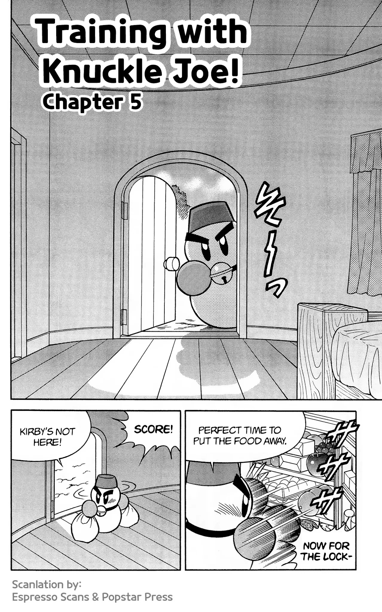 Kirby of the Stars - Pupupu Hero Chapter 5 page 1 - Chapter 5: Training with Knuckle Joe!
