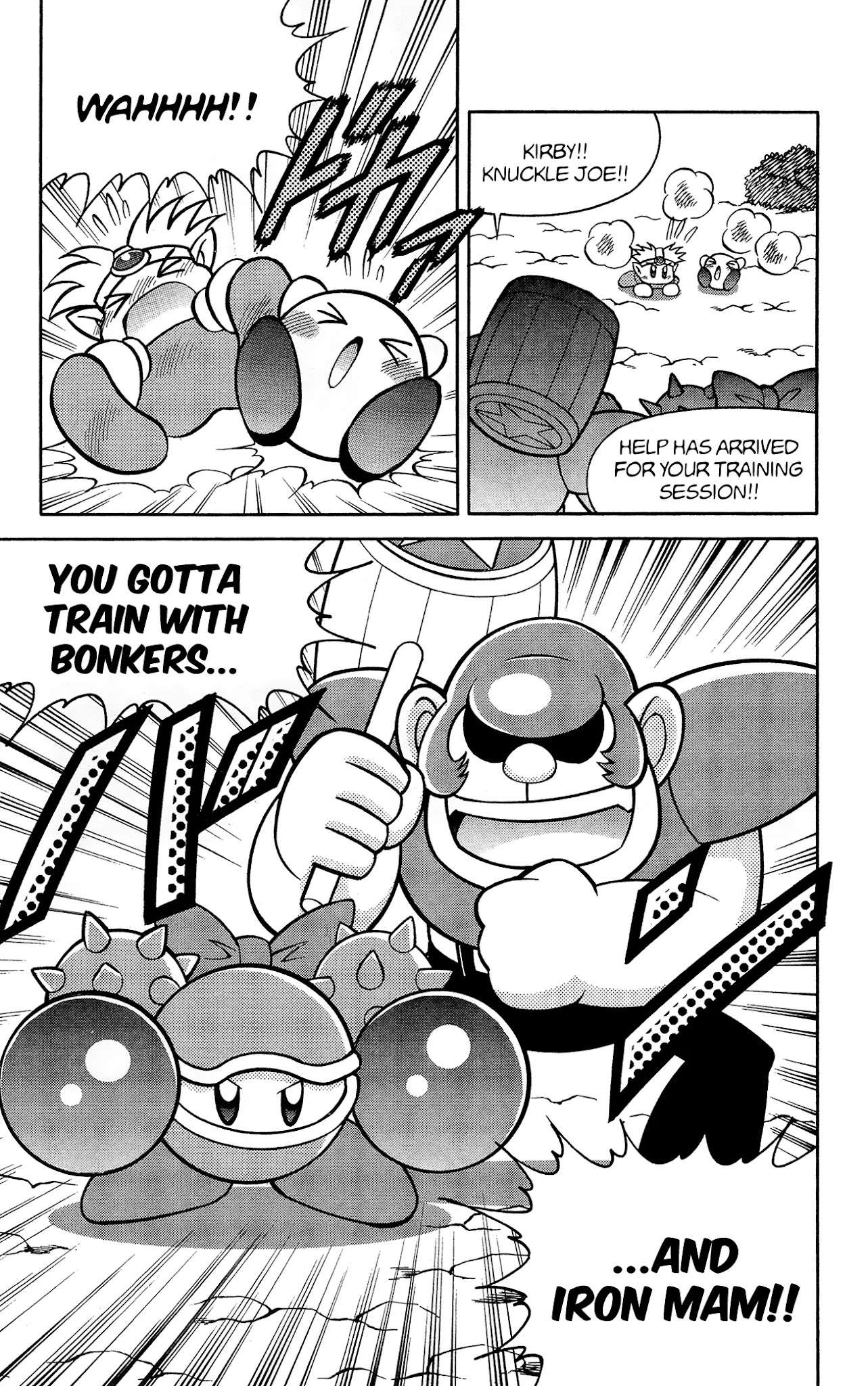 Kirby of the Stars - Pupupu Hero Chapter 5 page 10 - Chapter 5: Training with Knuckle Joe!