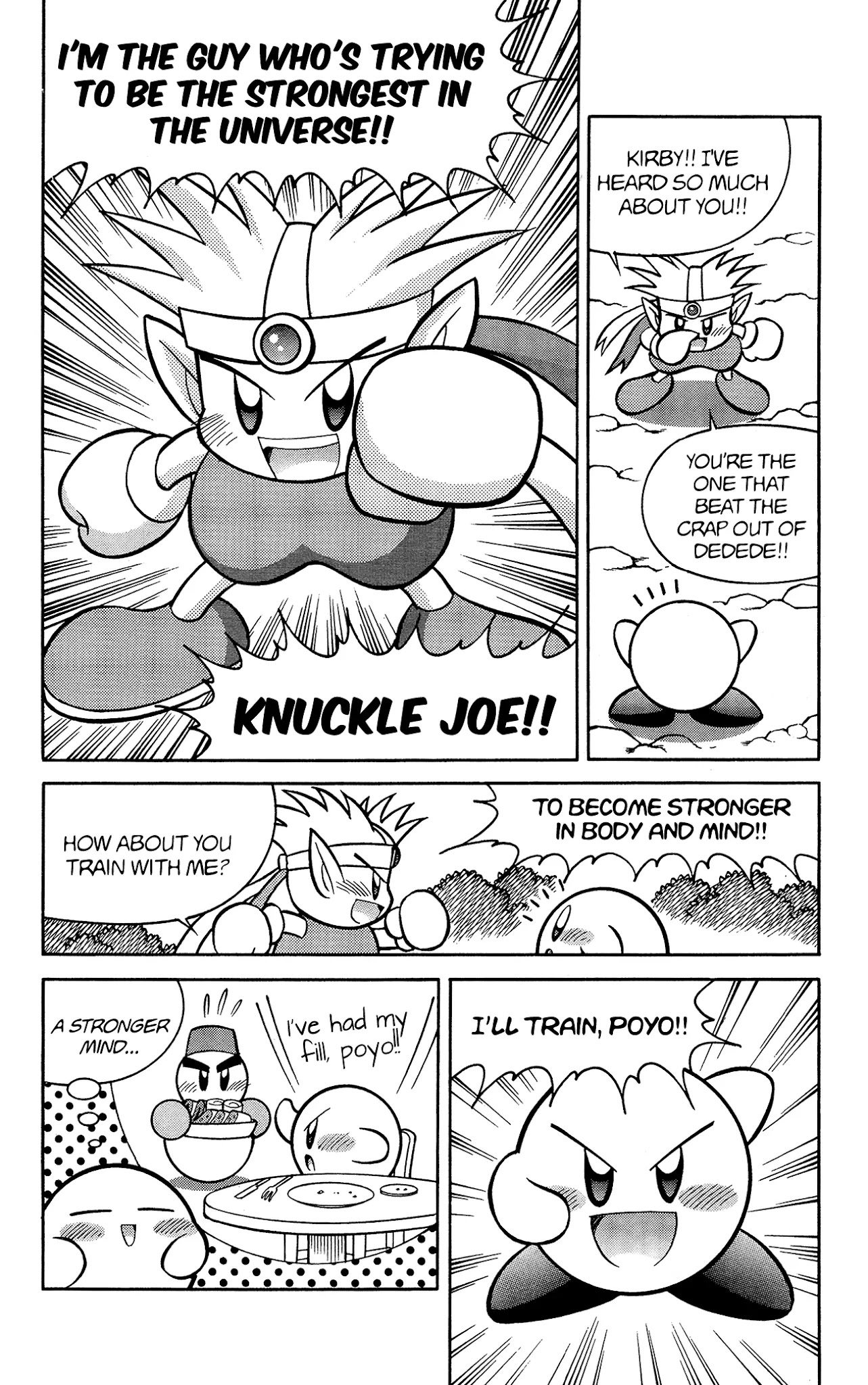 Kirby of the Stars - Pupupu Hero Chapter 5 page 5 - Chapter 5: Training with Knuckle Joe!