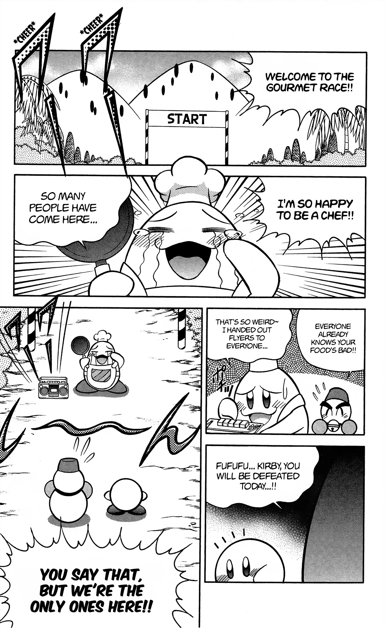 Kirby of the Stars - Pupupu Hero Chapter 6 page 4 - Chapter 6: The Great Gourmet Race Clash!!