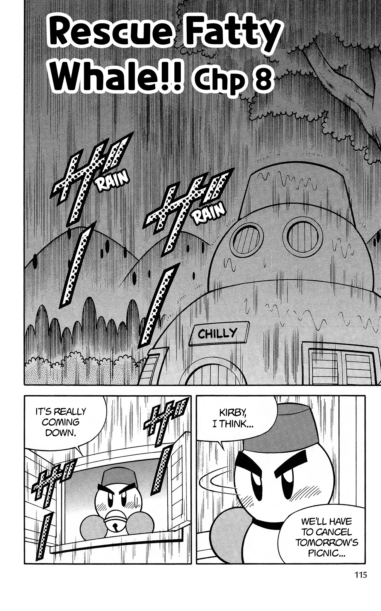 Kirby of the Stars - Pupupu Hero Chapter 8 page 1 - Chapter 8: Rescue Fatty Whale!!