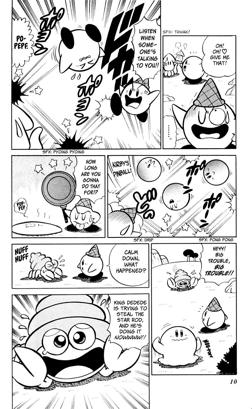Kirby's Adventure Chapter 1 page 10 - Chapter 1 : King Dedede, Let's Steal the Star Rod!!