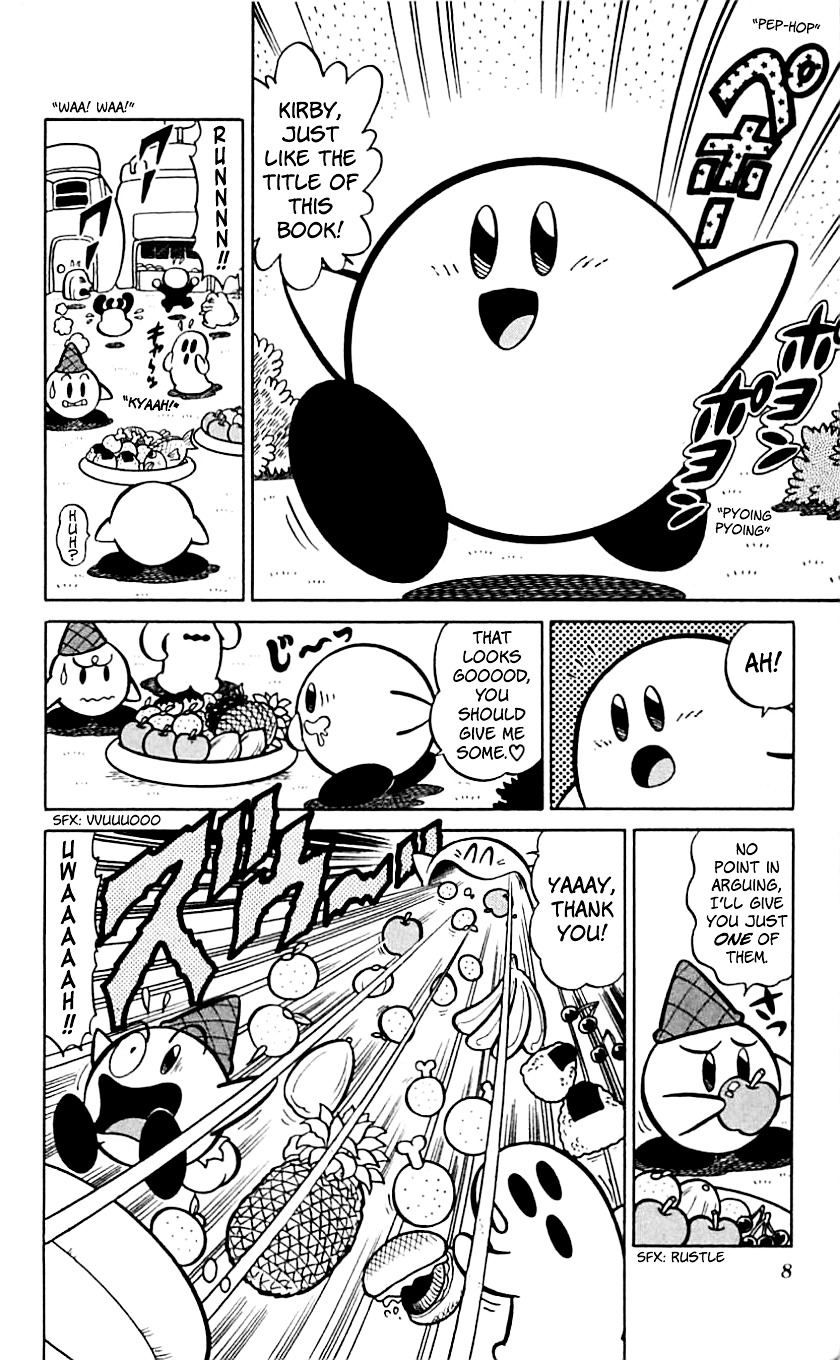 Kirby's Adventure Chapter 1 page 8 - Chapter 1 : King Dedede, Let's Steal the Star Rod!!