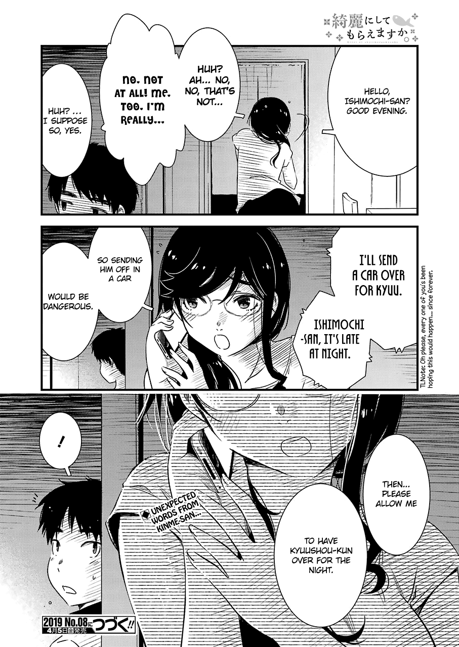 Kirei ni Shitemoraemasuka Chapter 20 page 27 - Chapter 20: I Will Stay A Little Longer.