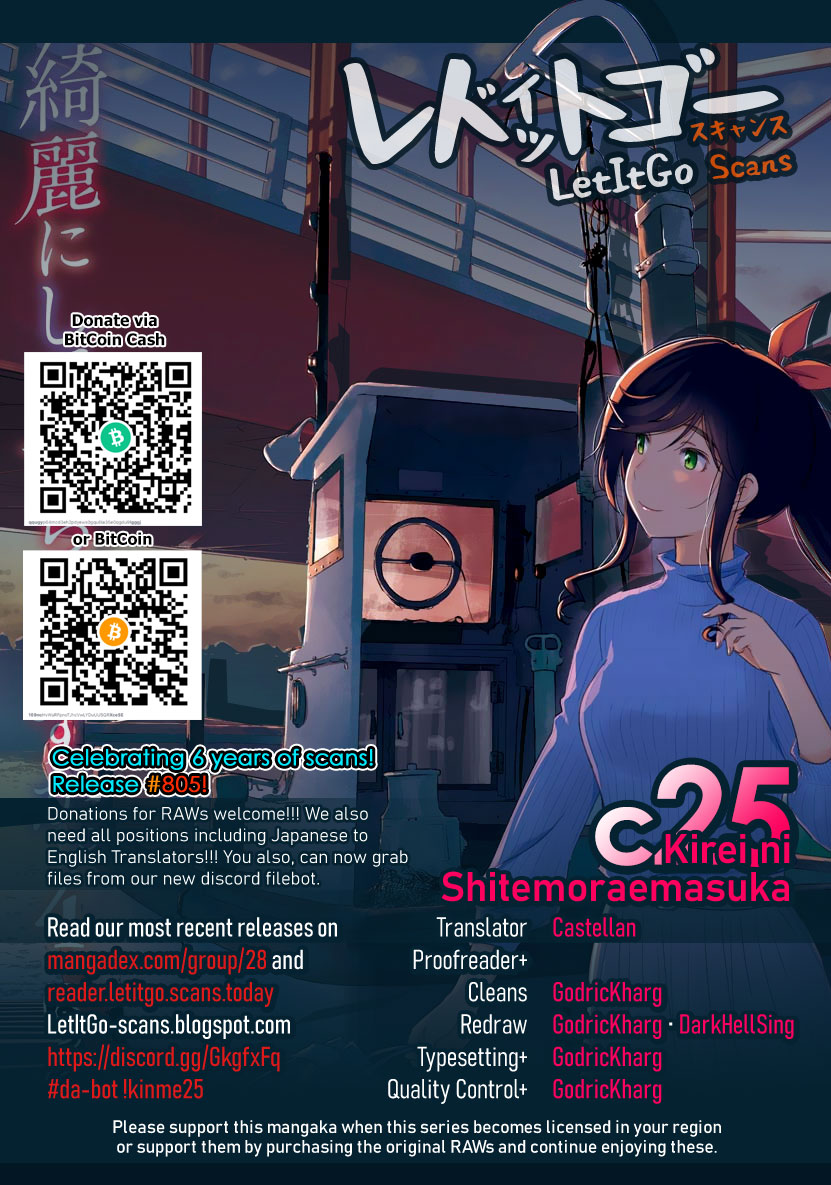 Kirei ni Shitemoraemasuka Chapter 25 page 1 - Chapter 25: Weellll Being Alone is
