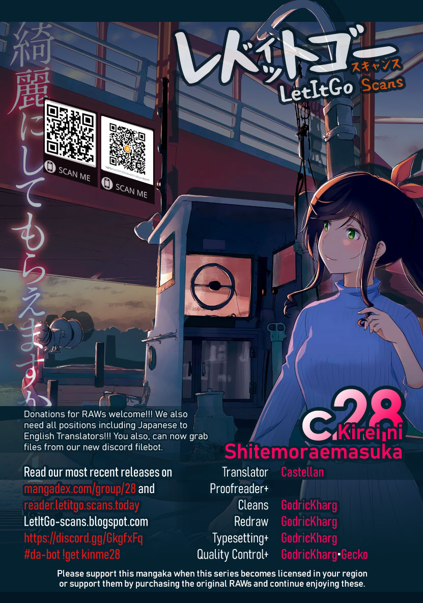 Kirei ni Shitemoraemasuka Chapter 28 page 1 - Chapter 28: Yes