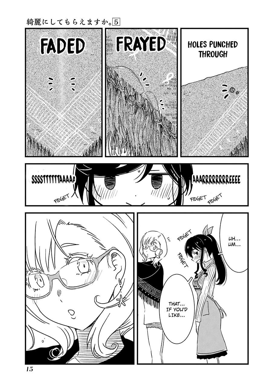 Kirei ni Shitemoraemasuka Chapter 29 page 18 - Chapter 29: I Wonder If It's Okay To Put Up a Tent...