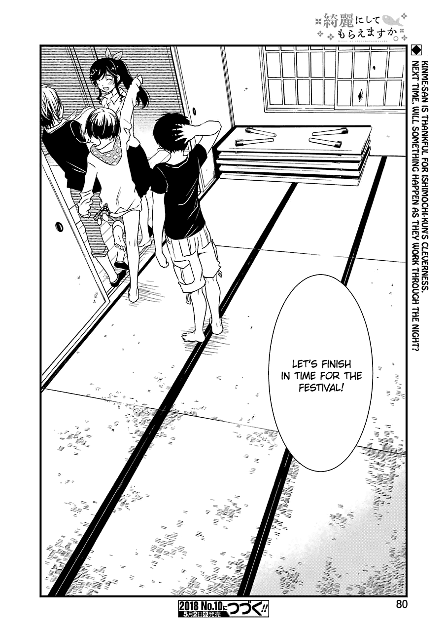 Kirei ni Shitemoraemasuka Chapter 9 page 28 - Chapter 9: Even Though The Performance Is The Day After Tomorrow...