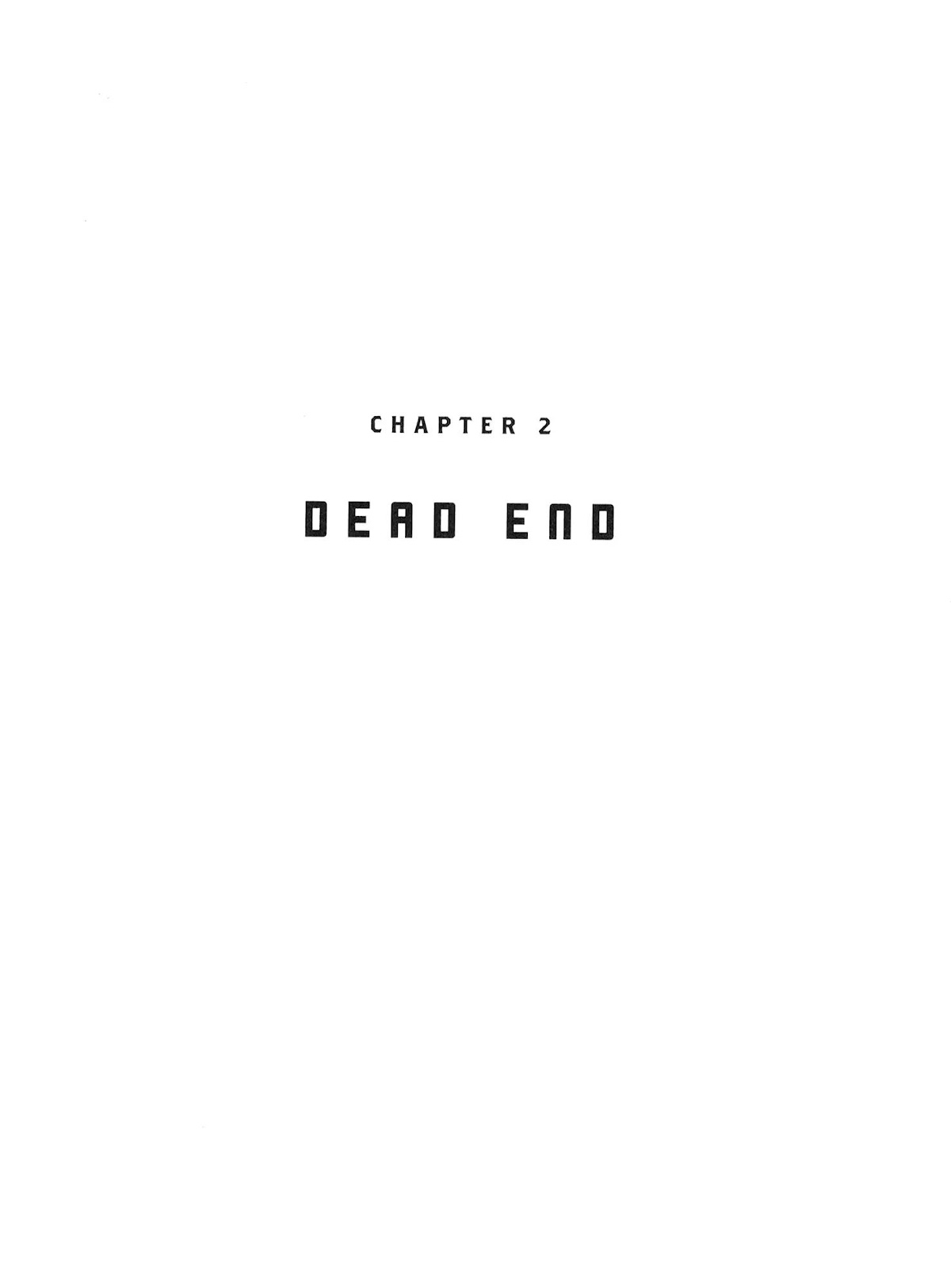 Kirihito Sanka Chapter 2 page 1 - Chapter 2: Dead End