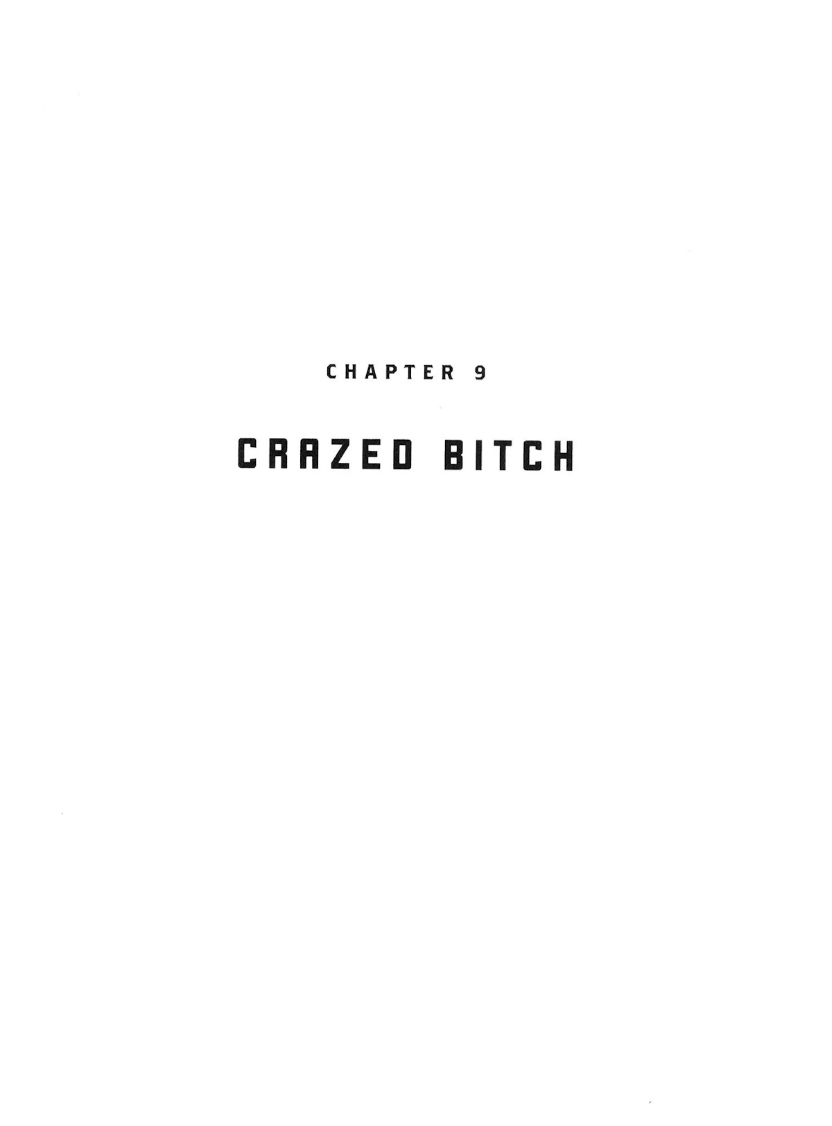 Kirihito Sanka Chapter 9 page 1 - Chapter 9: Crazed Bitch