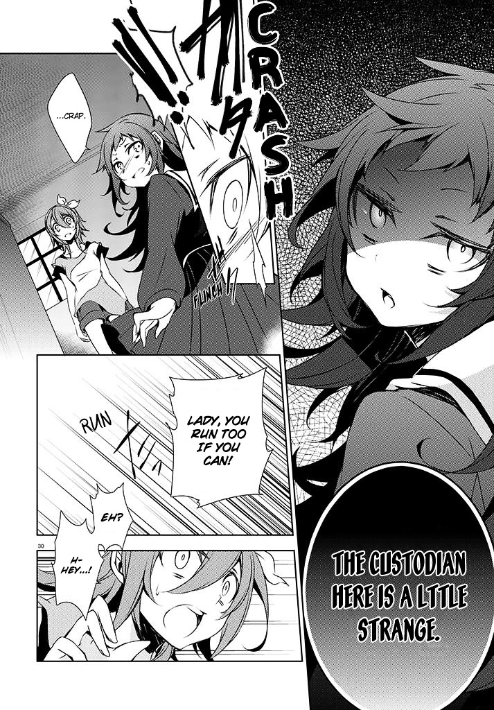 Kirisame ga Furu Mori Chapter 1.2 page 32 - Chapter 1v2 : To the Village of Azakawa
