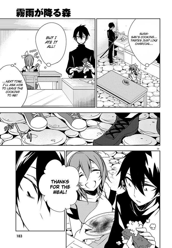 Kirisame ga Furu Mori Chapter 2.2 page 35 - Chapter 2 v2 : 「Kotoriobake and Ogami-san」