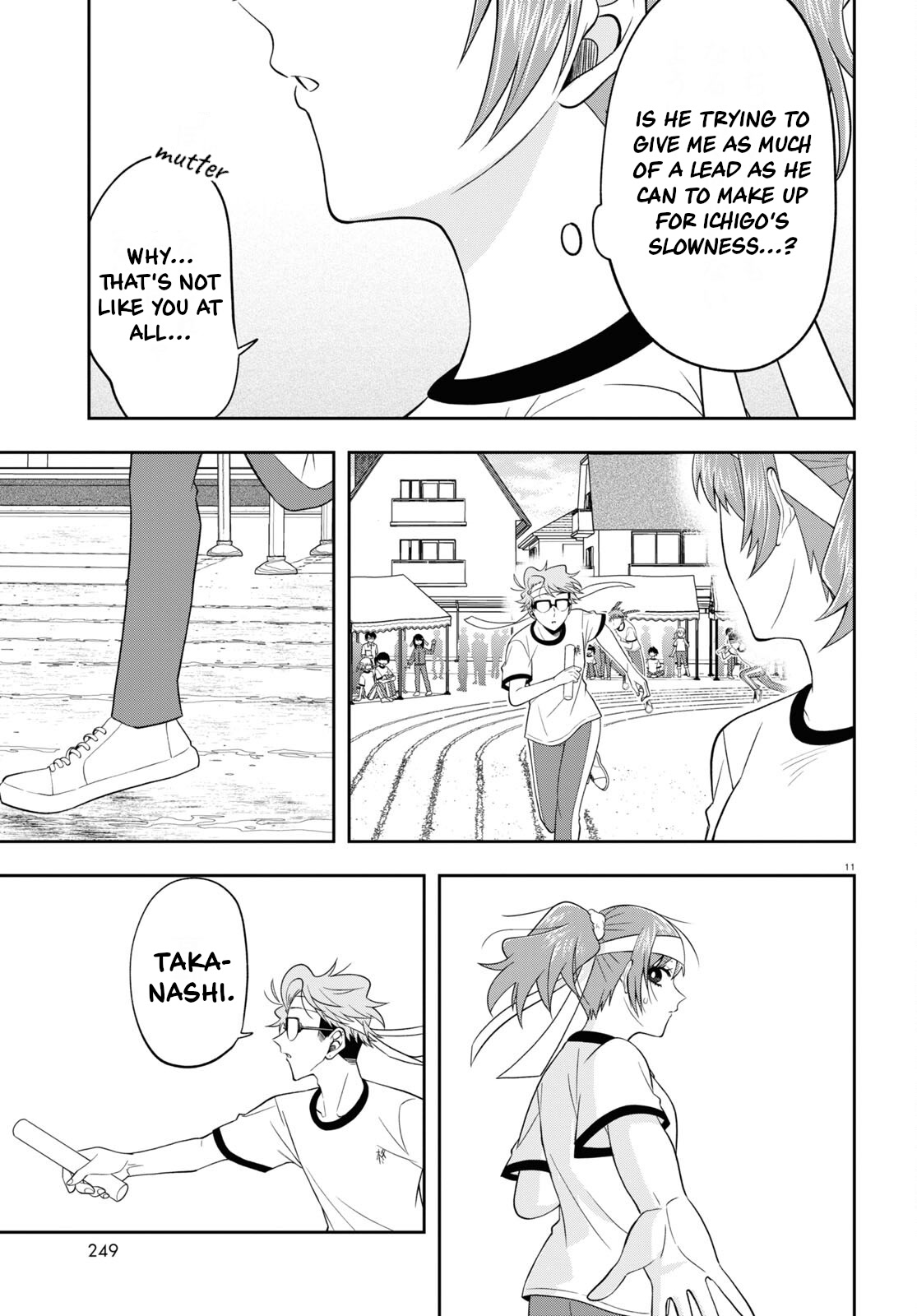 Kisaragi-san Has a Piercing Gaze Chapter 10 page 11 - Chapter 10: Teamwork at the festival.