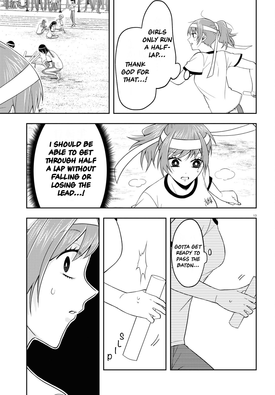 Kisaragi-san Has a Piercing Gaze Chapter 10 page 13 - Chapter 10: Teamwork at the festival.