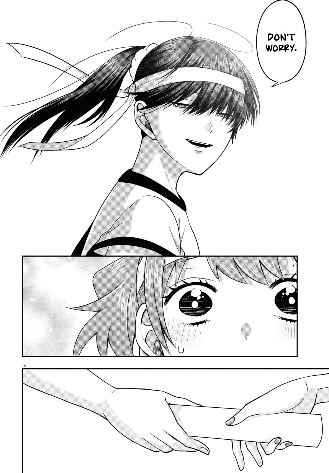 Kisaragi-san Has a Piercing Gaze Chapter 10 page 16 - Chapter 10: Teamwork at the festival.