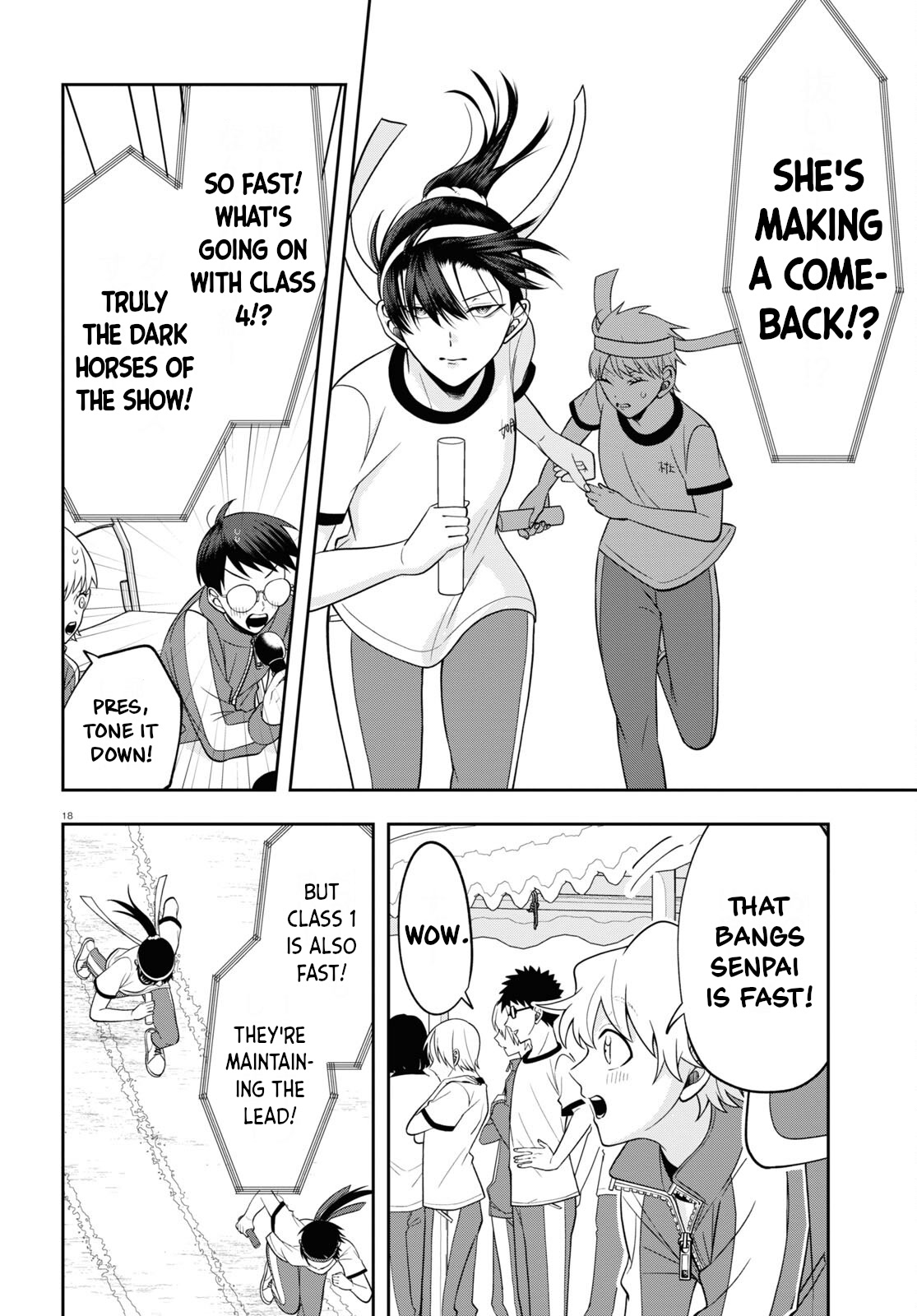 Kisaragi-san Has a Piercing Gaze Chapter 10 page 18 - Chapter 10: Teamwork at the festival.