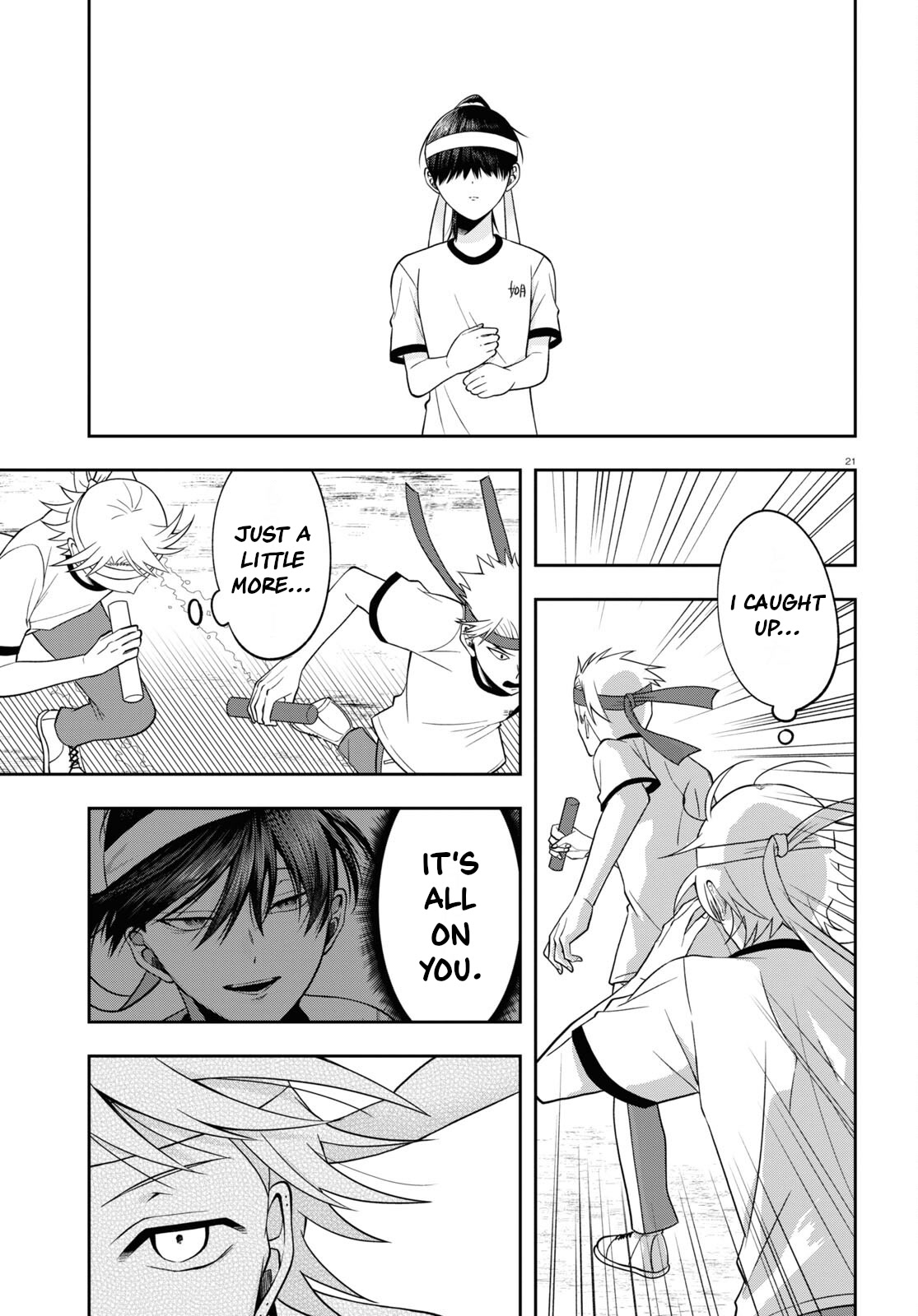 Kisaragi-san Has a Piercing Gaze Chapter 10 page 21 - Chapter 10: Teamwork at the festival.