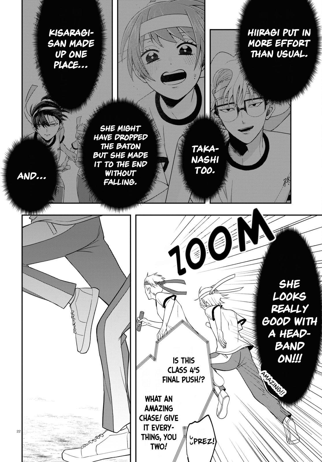 Kisaragi-san Has a Piercing Gaze Chapter 10 page 22 - Chapter 10: Teamwork at the festival.