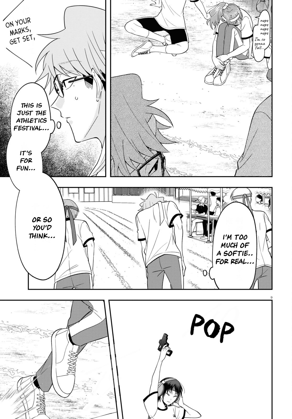 Kisaragi-san Has a Piercing Gaze Chapter 10 page 9 - Chapter 10: Teamwork at the festival.