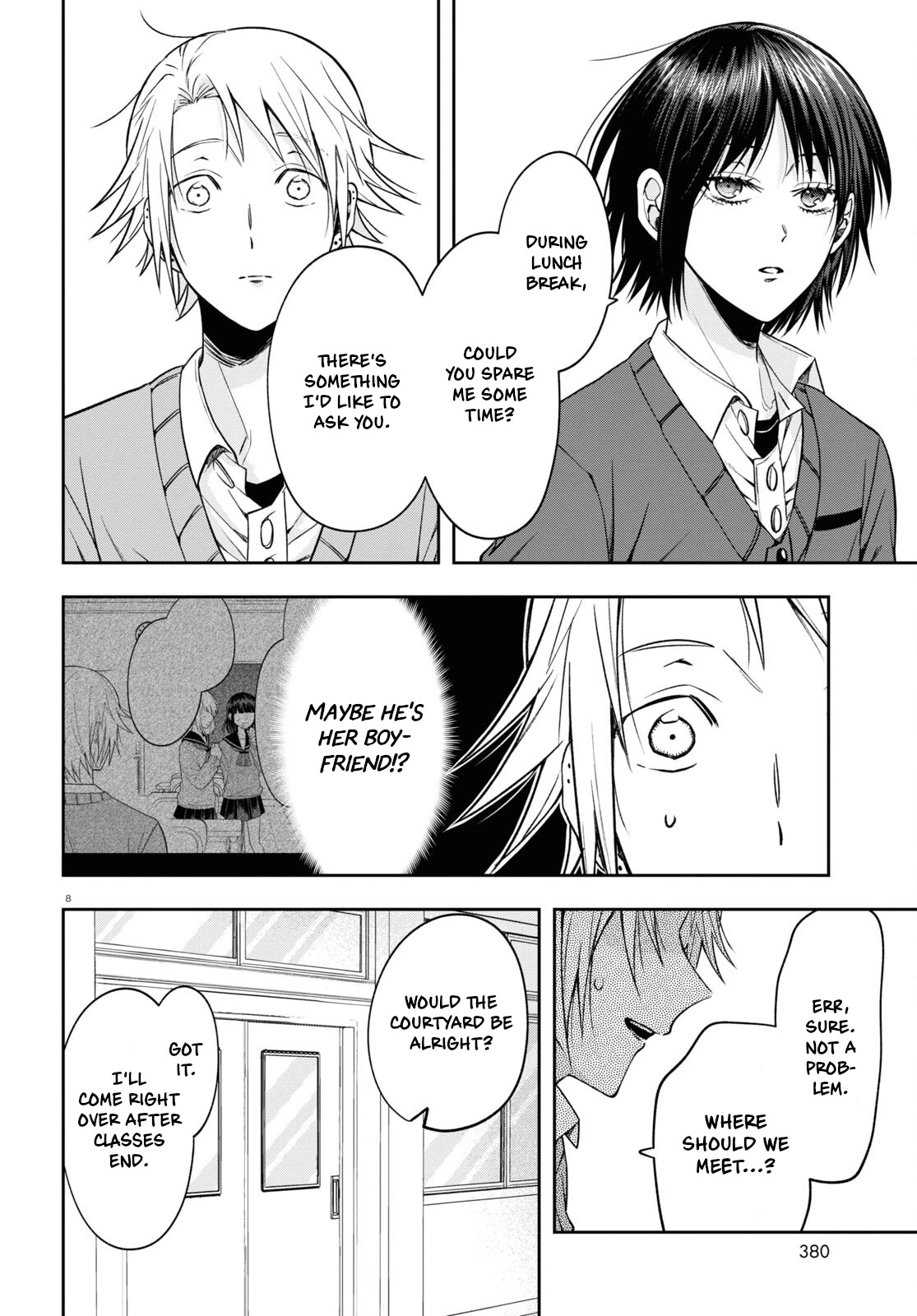 Kisaragi-san Has a Piercing Gaze Chapter 12 page 11 - Chapter 12: Boys' Talk