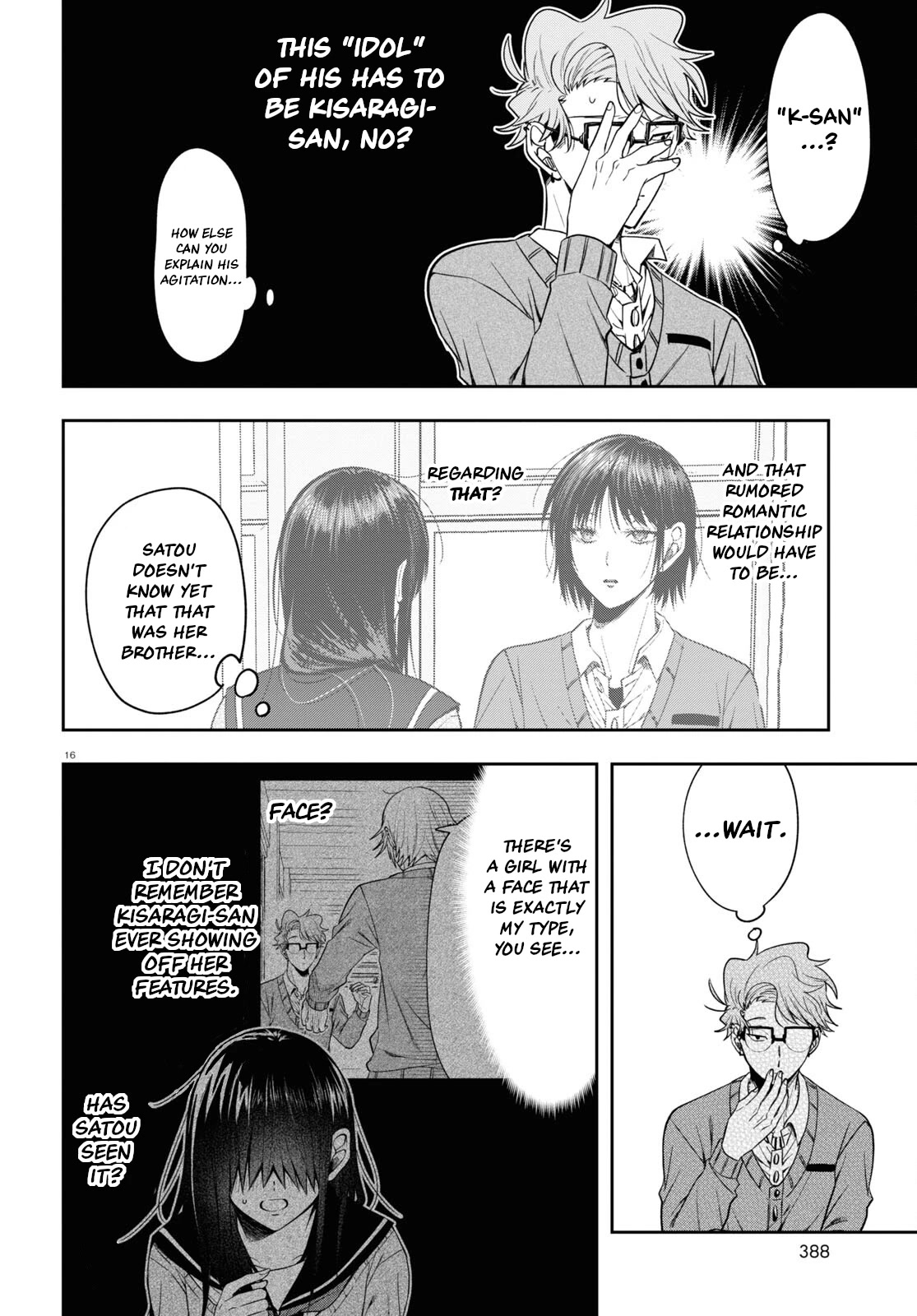 Kisaragi-san Has a Piercing Gaze Chapter 12 page 19 - Chapter 12: Boys' Talk