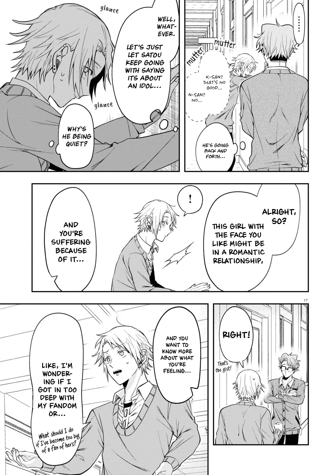 Kisaragi-san Has a Piercing Gaze Chapter 12 page 20 - Chapter 12: Boys' Talk
