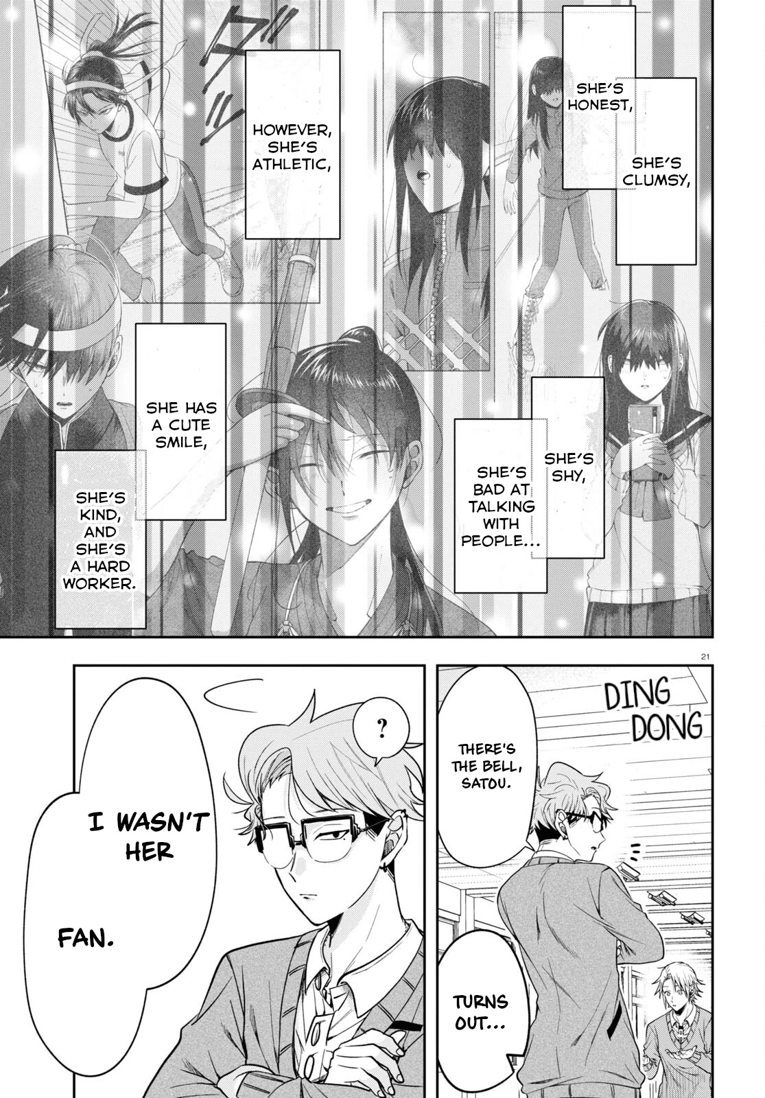 Kisaragi-san Has a Piercing Gaze Chapter 12 page 24 - Chapter 12: Boys' Talk