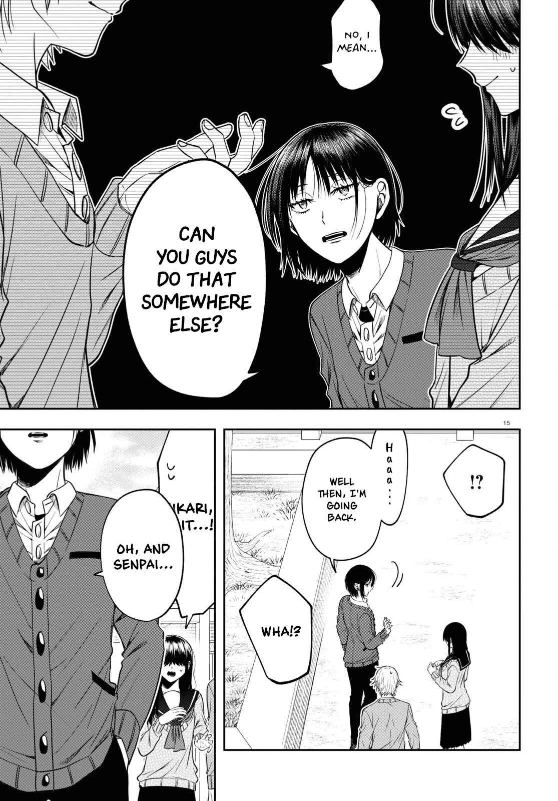 Kisaragi-san Has a Piercing Gaze Chapter 13 page 15 - Chapter 13: Misunderstanding and Filter