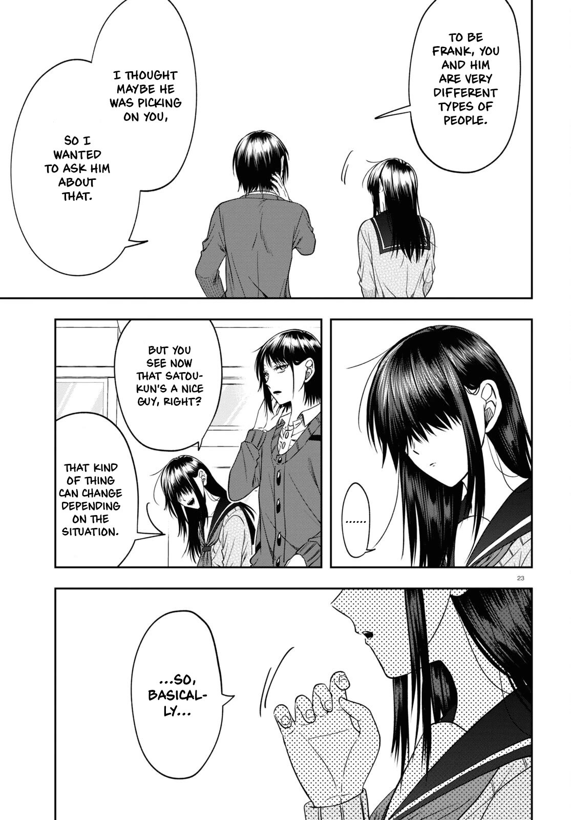 Kisaragi-san Has a Piercing Gaze Chapter 13 page 23 - Chapter 13: Misunderstanding and Filter