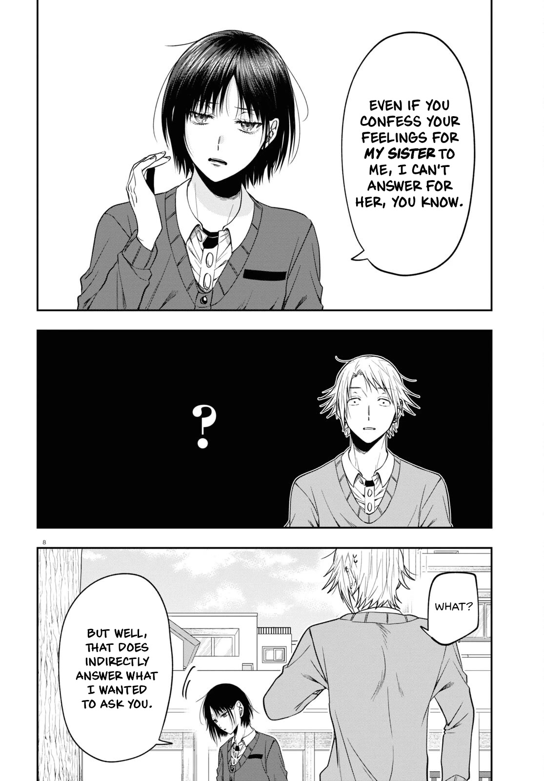 Kisaragi-san Has a Piercing Gaze Chapter 13 page 8 - Chapter 13: Misunderstanding and Filter