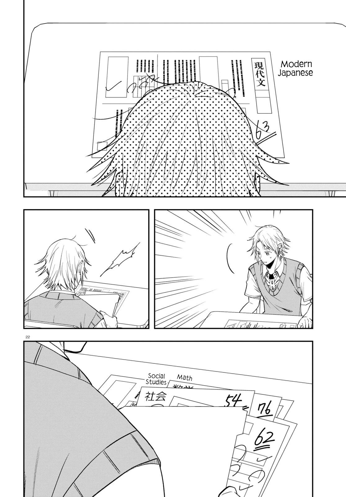 Kisaragi-san Has a Piercing Gaze Chapter 14 page 22 - Chapter 14: A study group for 2.