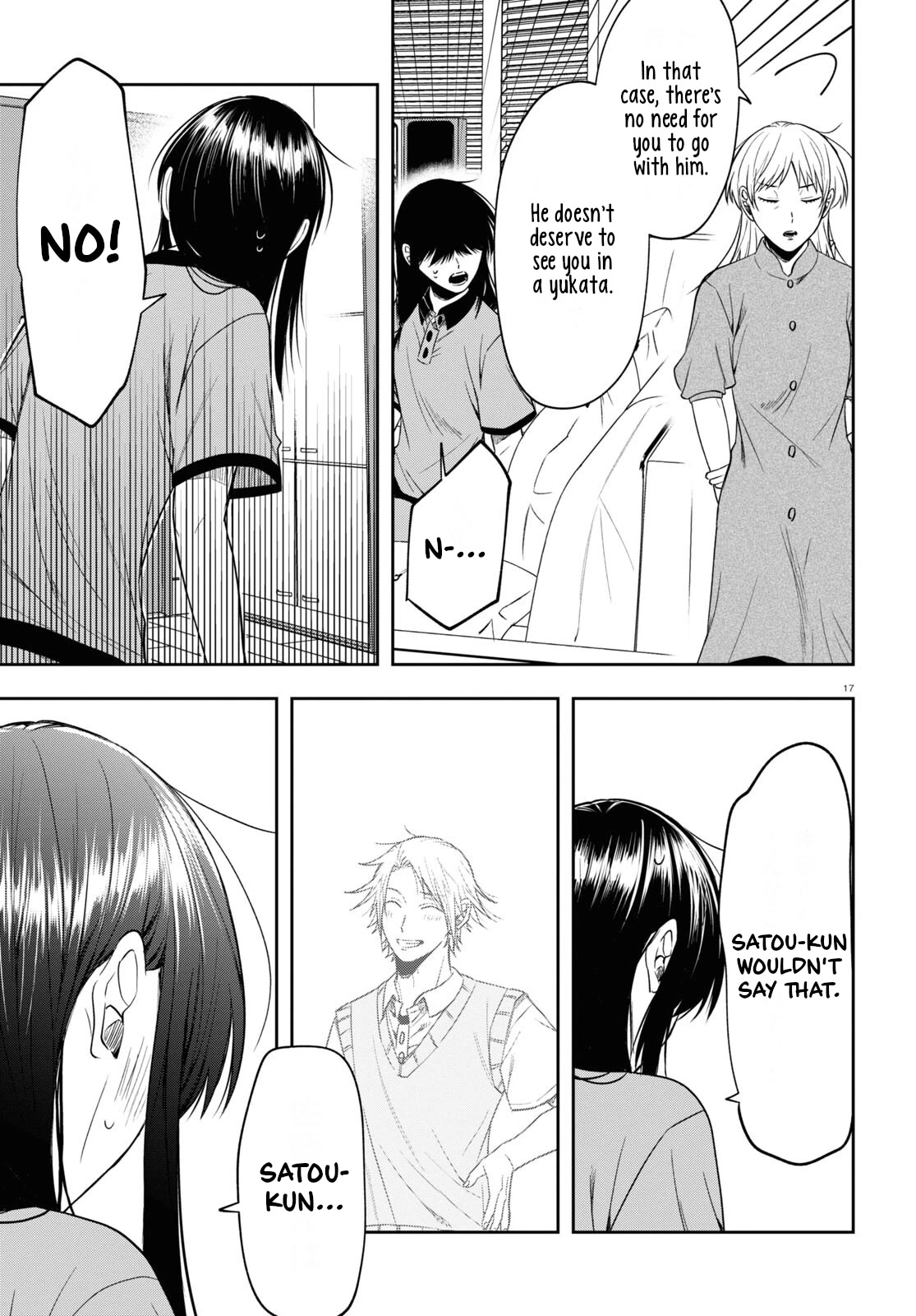 Kisaragi-san Has a Piercing Gaze Chapter 15 page 17 - Chapter 15: The festival and a yukata.