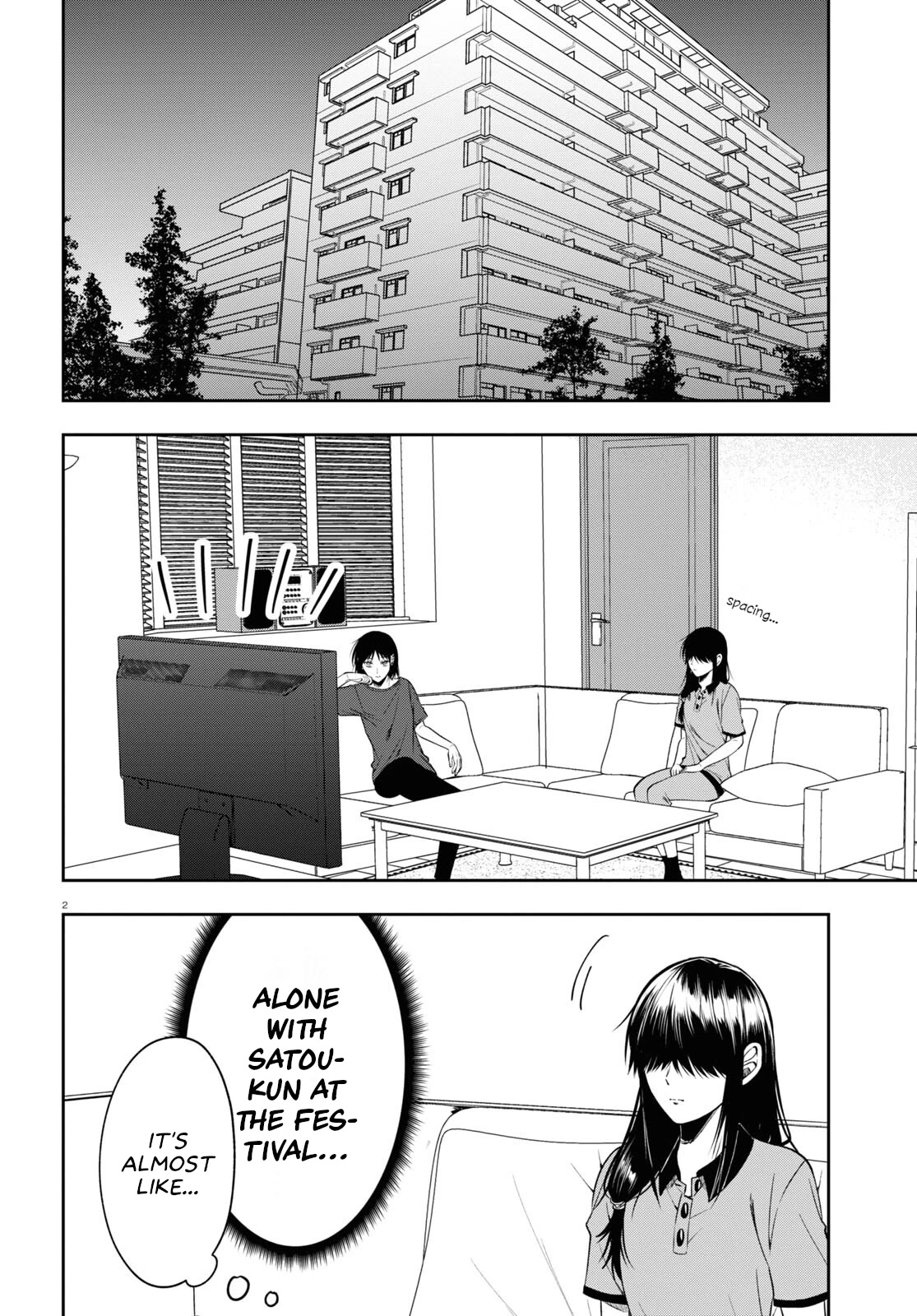 Kisaragi-san Has a Piercing Gaze Chapter 15 page 2 - Chapter 15: The festival and a yukata.