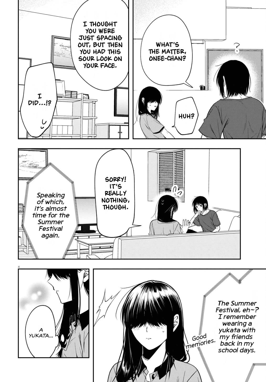 Kisaragi-san Has a Piercing Gaze Chapter 15 page 4 - Chapter 15: The festival and a yukata.