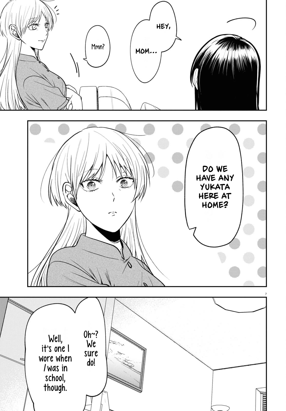 Kisaragi-san Has a Piercing Gaze Chapter 15 page 7 - Chapter 15: The festival and a yukata.