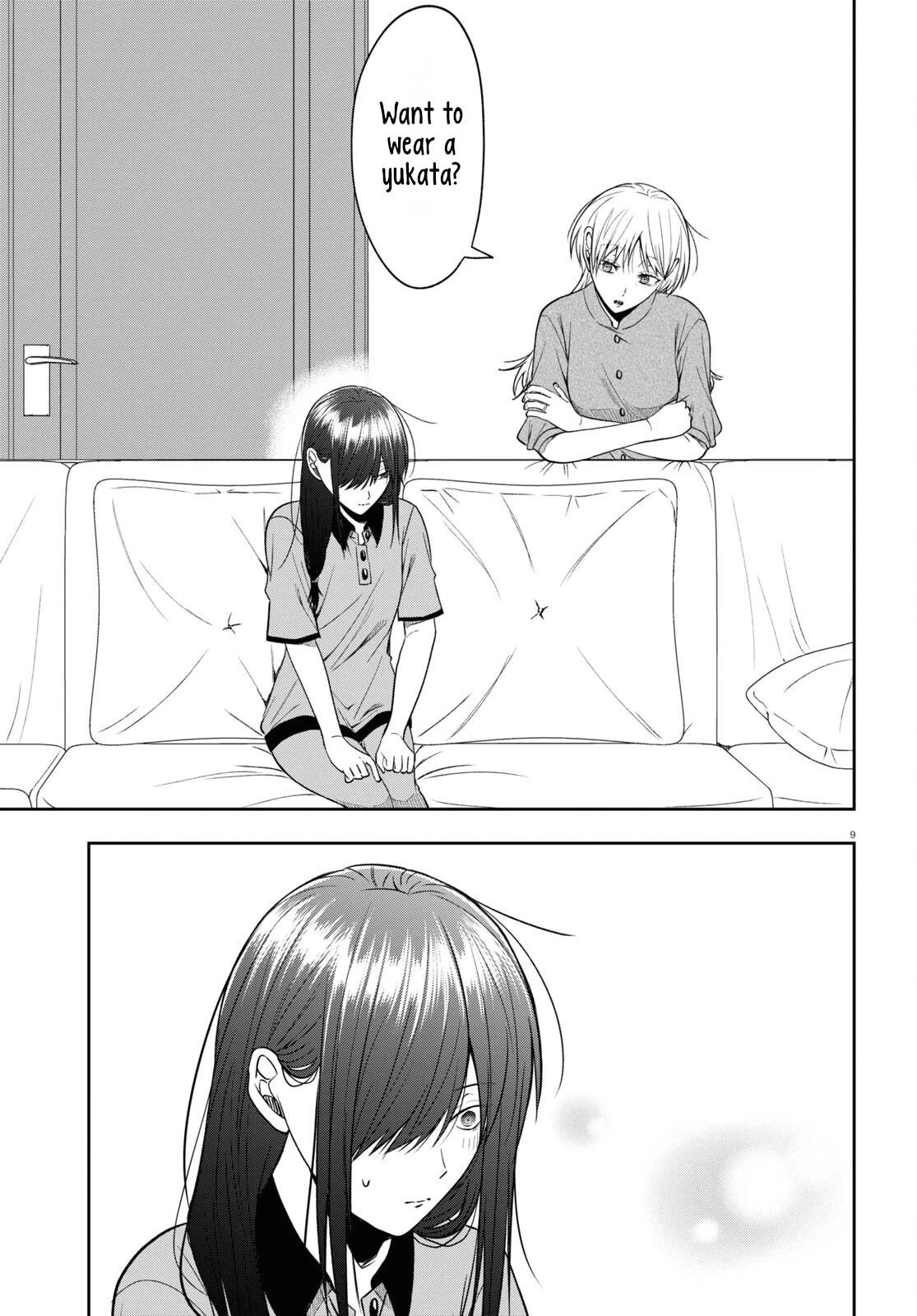 Kisaragi-san Has a Piercing Gaze Chapter 15 page 9 - Chapter 15: The festival and a yukata.