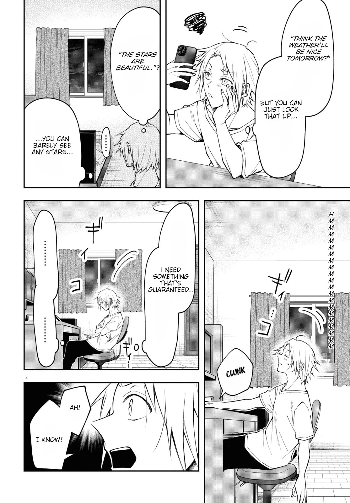 Kisaragi-san Has a Piercing Gaze Chapter 5 page 4 - Chapter 5: A late night invitation.
