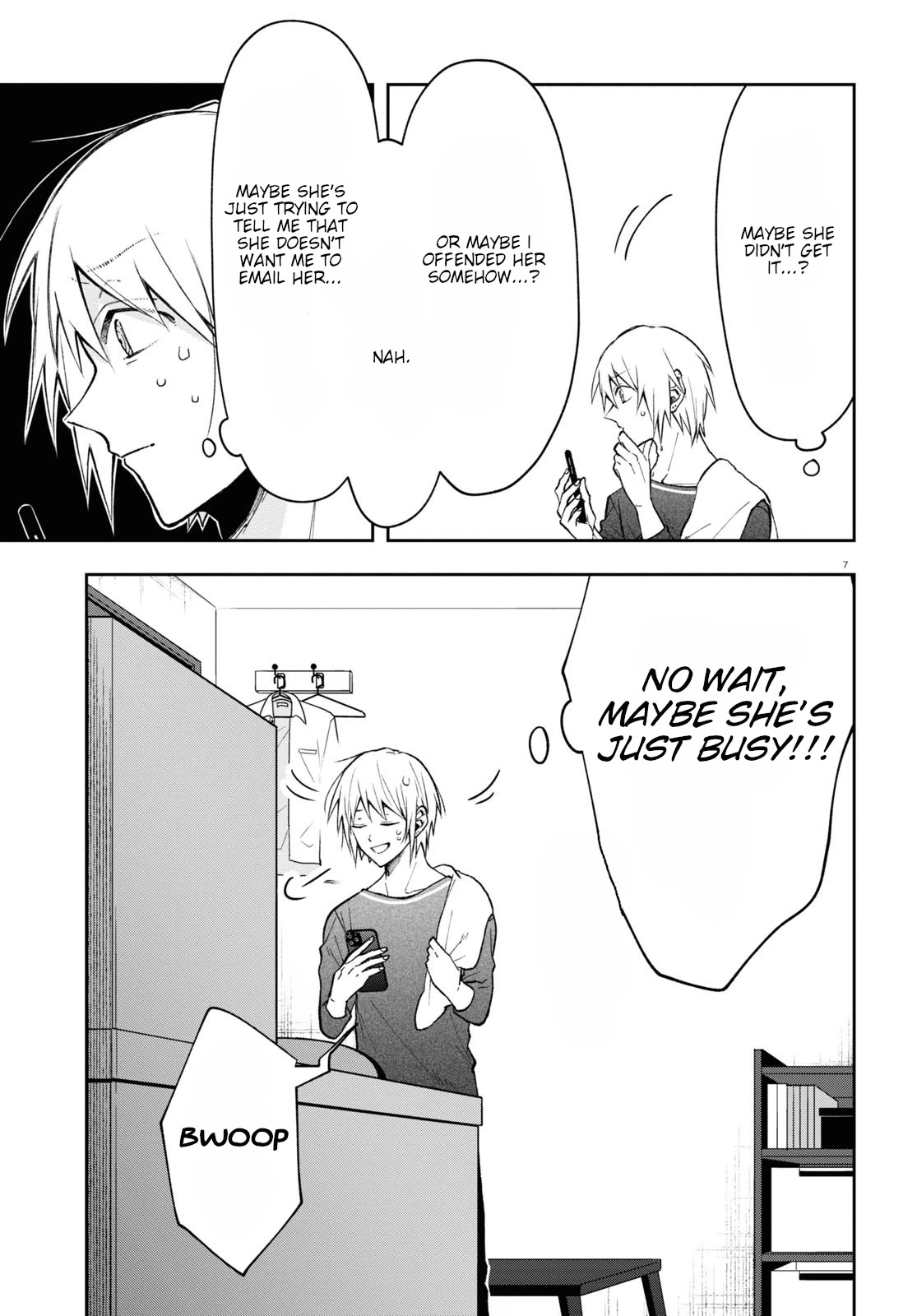Kisaragi-san Has a Piercing Gaze Chapter 5 page 7 - Chapter 5: A late night invitation.
