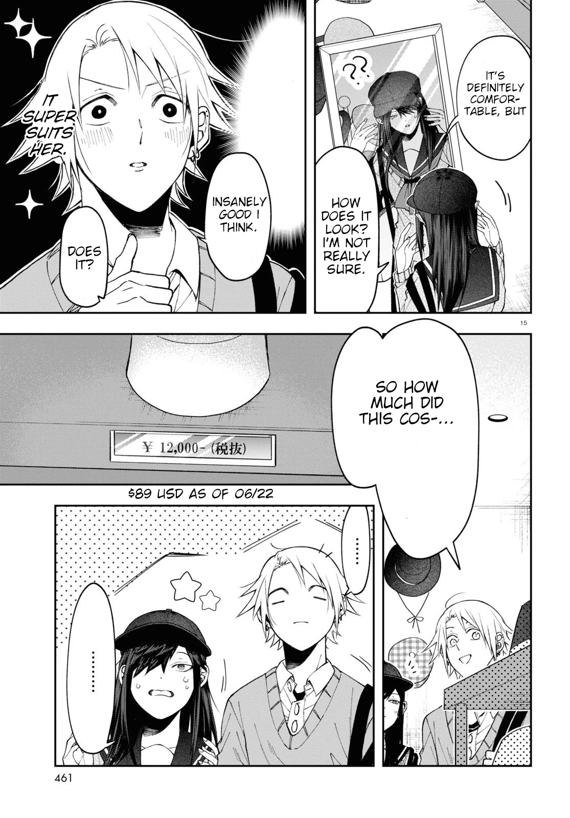Kisaragi-san Has a Piercing Gaze Chapter 6 page 15 - Chapter 6: The unaware little devil.
