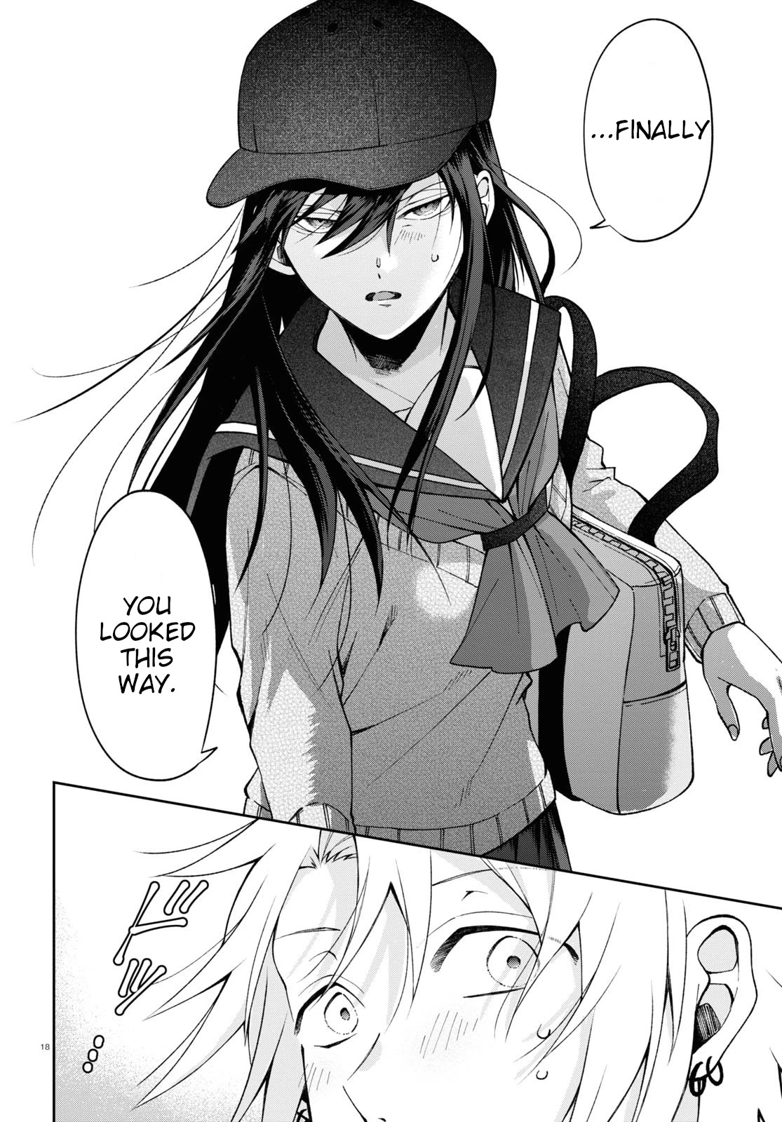 Kisaragi-san Has a Piercing Gaze Chapter 6 page 18 - Chapter 6: The unaware little devil.