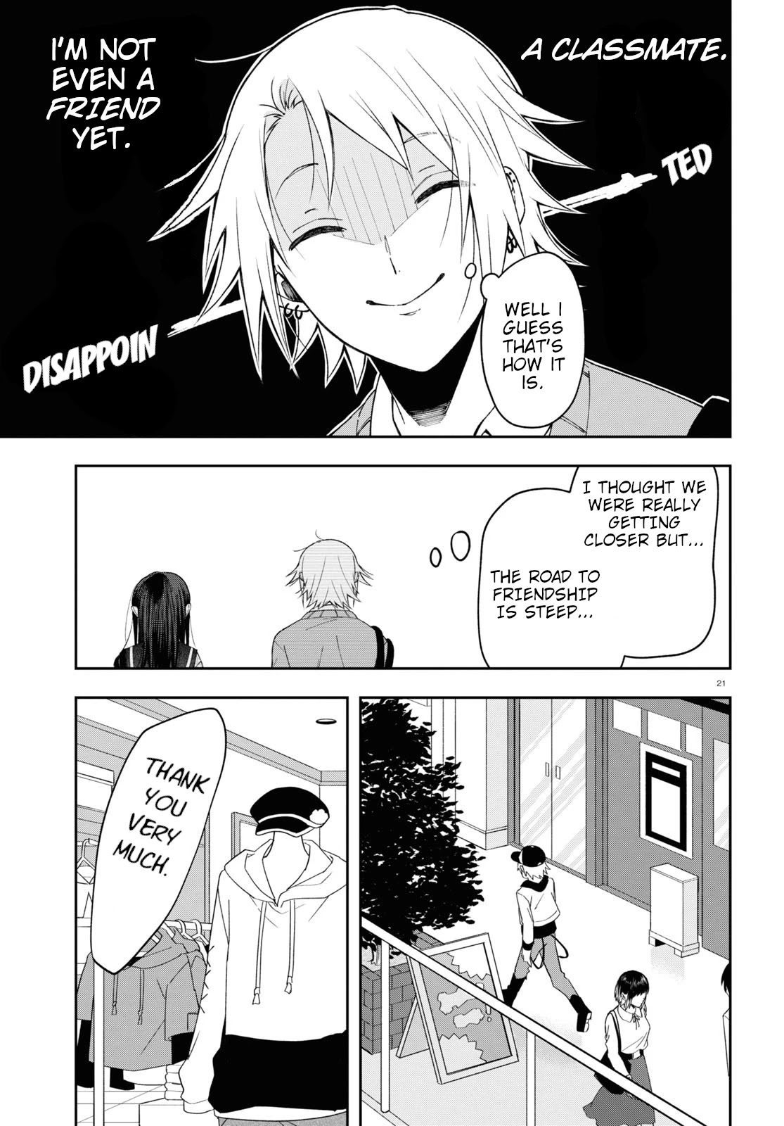 Kisaragi-san Has a Piercing Gaze Chapter 6 page 21 - Chapter 6: The unaware little devil.