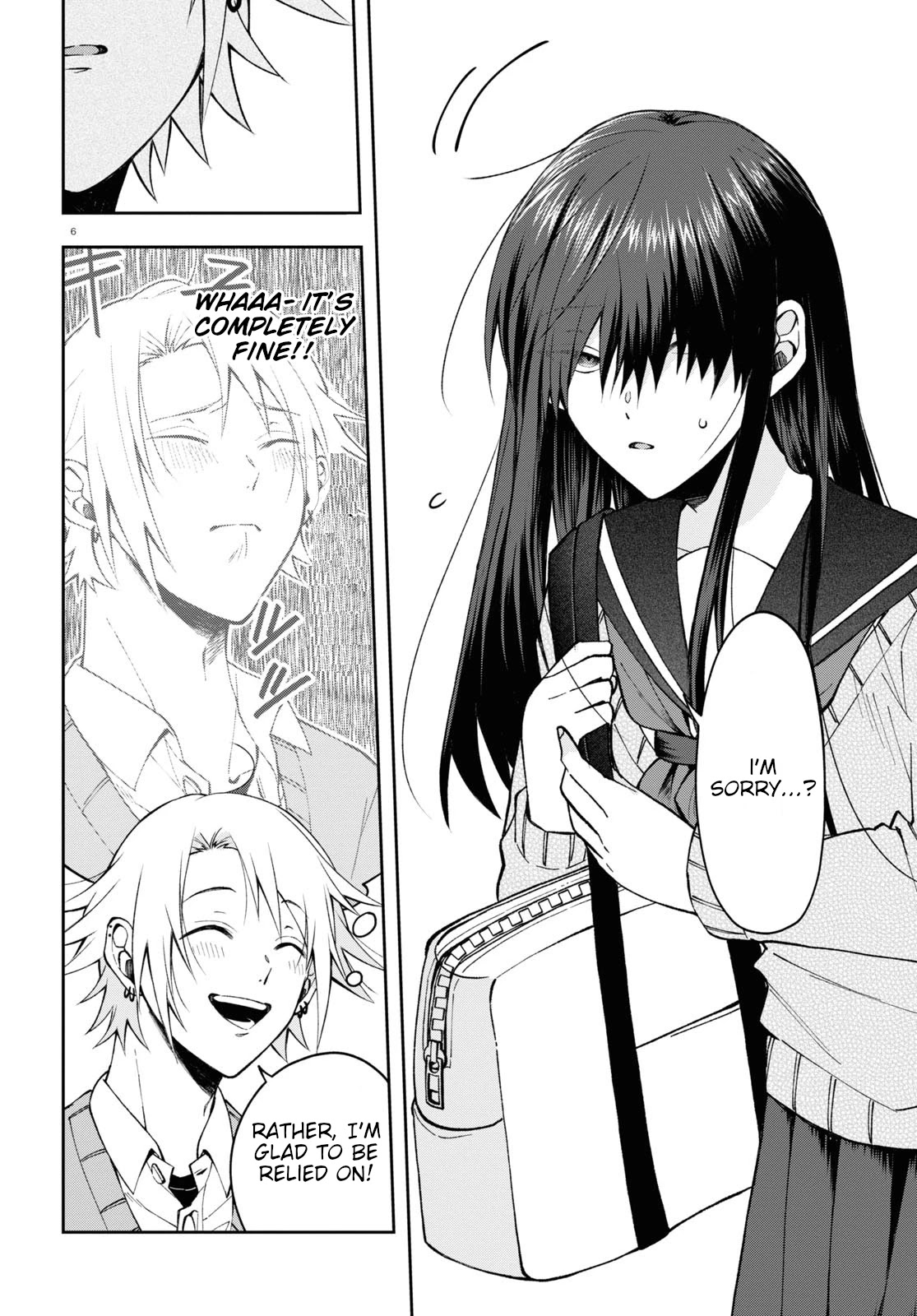 Kisaragi-san Has a Piercing Gaze Chapter 6 page 6 - Chapter 6: The unaware little devil.