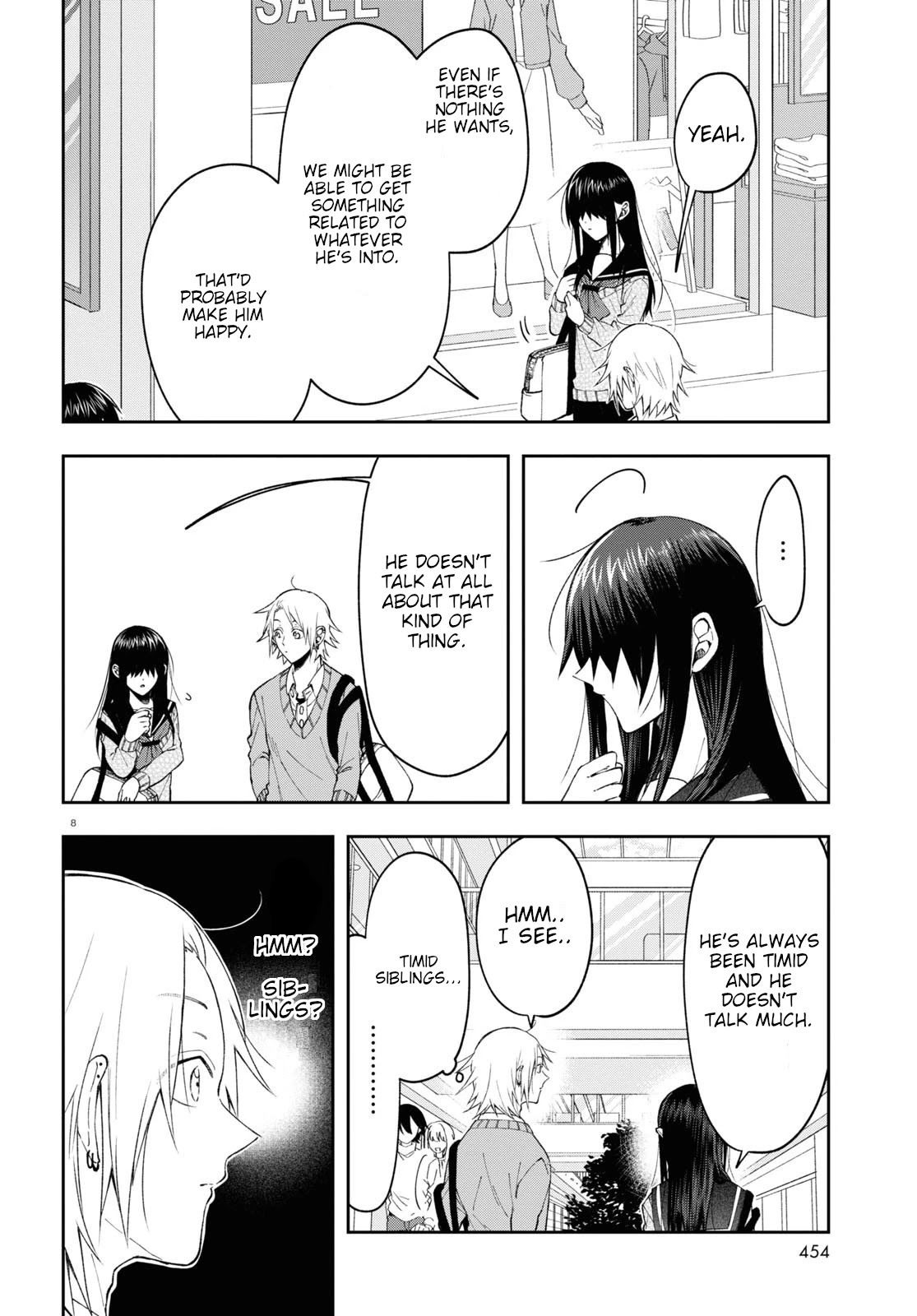 Kisaragi-san Has a Piercing Gaze Chapter 6 page 8 - Chapter 6: The unaware little devil.