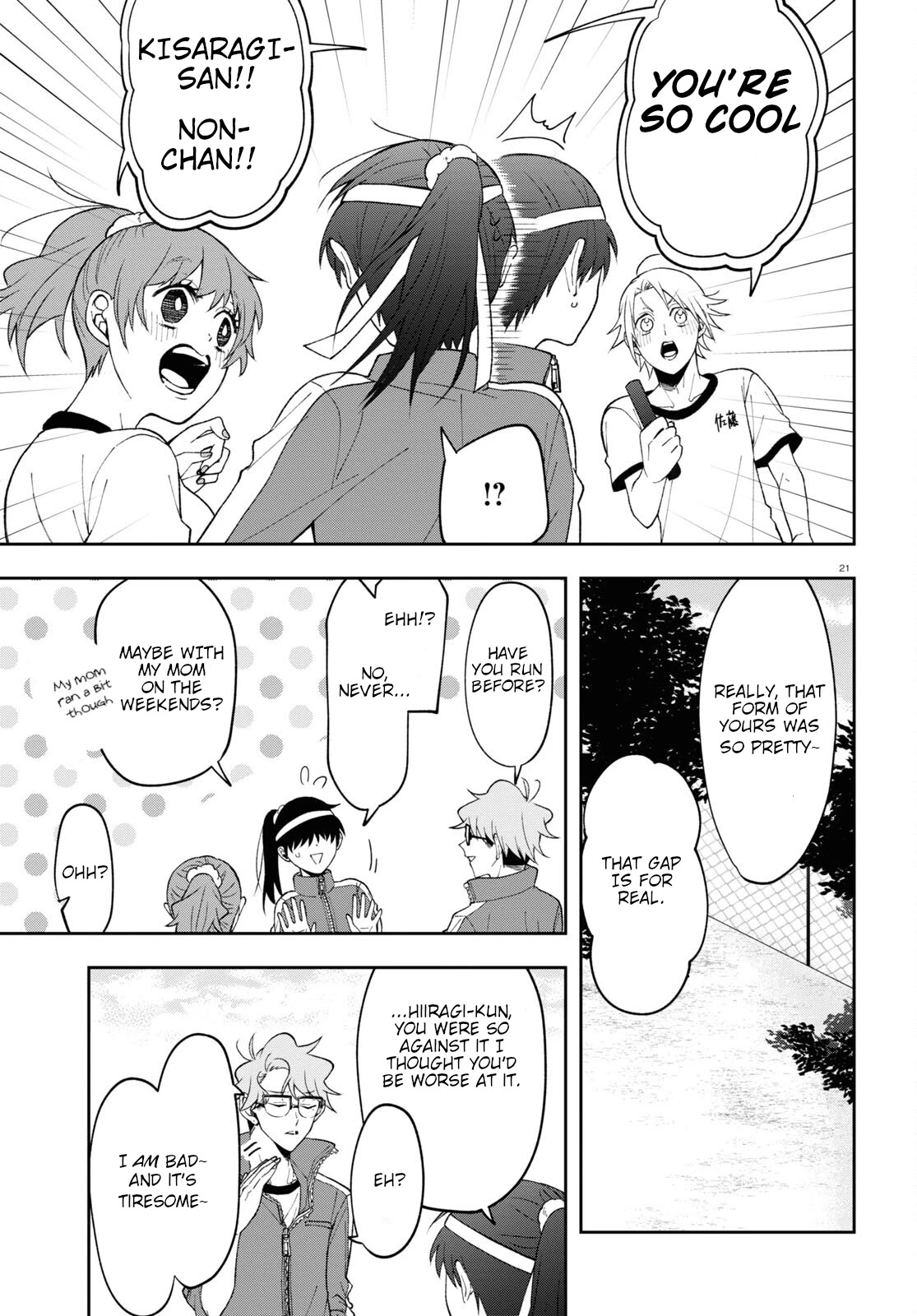 Kisaragi-san Has a Piercing Gaze Chapter 8 page 21 - Chapter 8: Impenetrable headband.