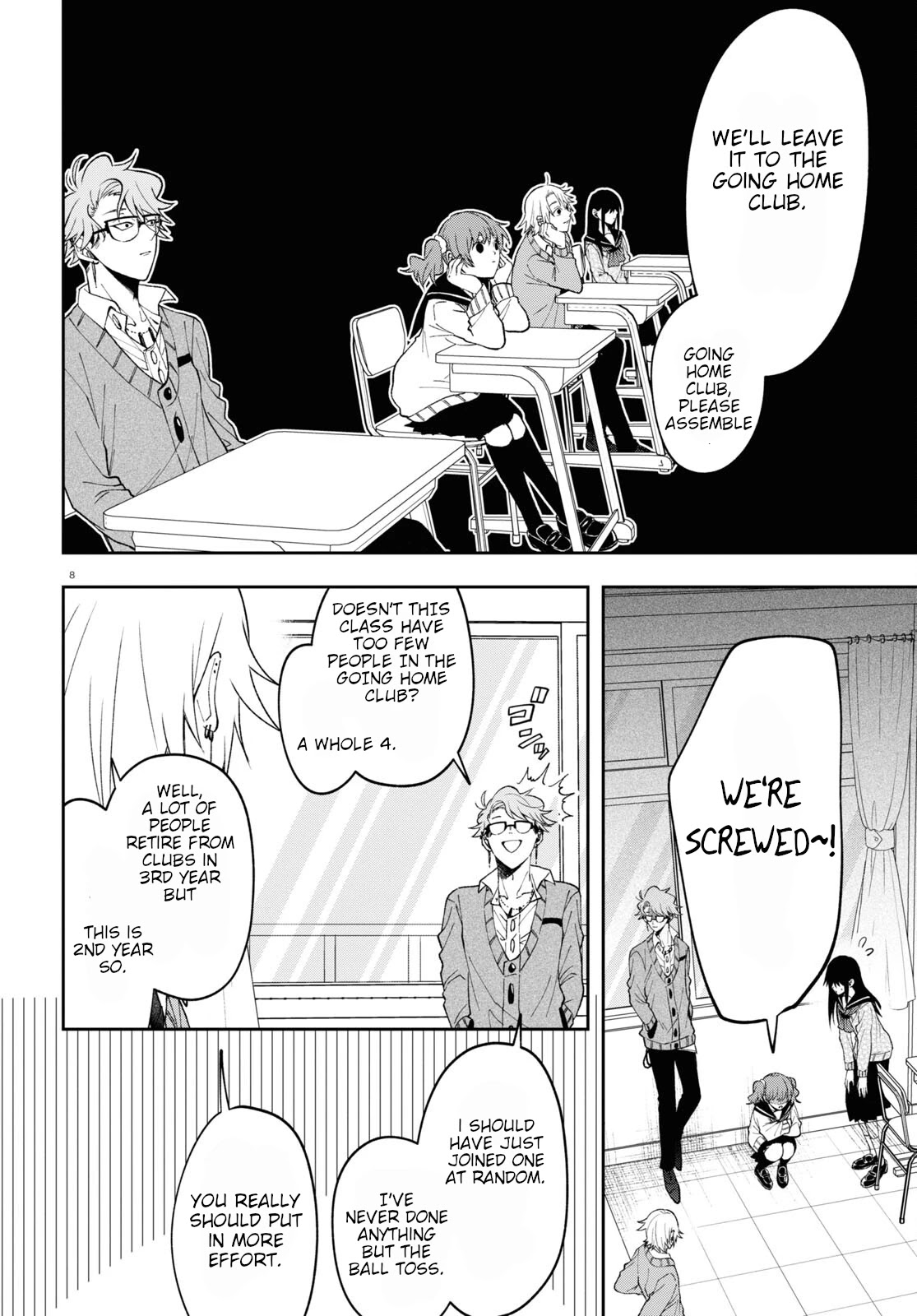 Kisaragi-san Has a Piercing Gaze Chapter 8 page 8 - Chapter 8: Impenetrable headband.